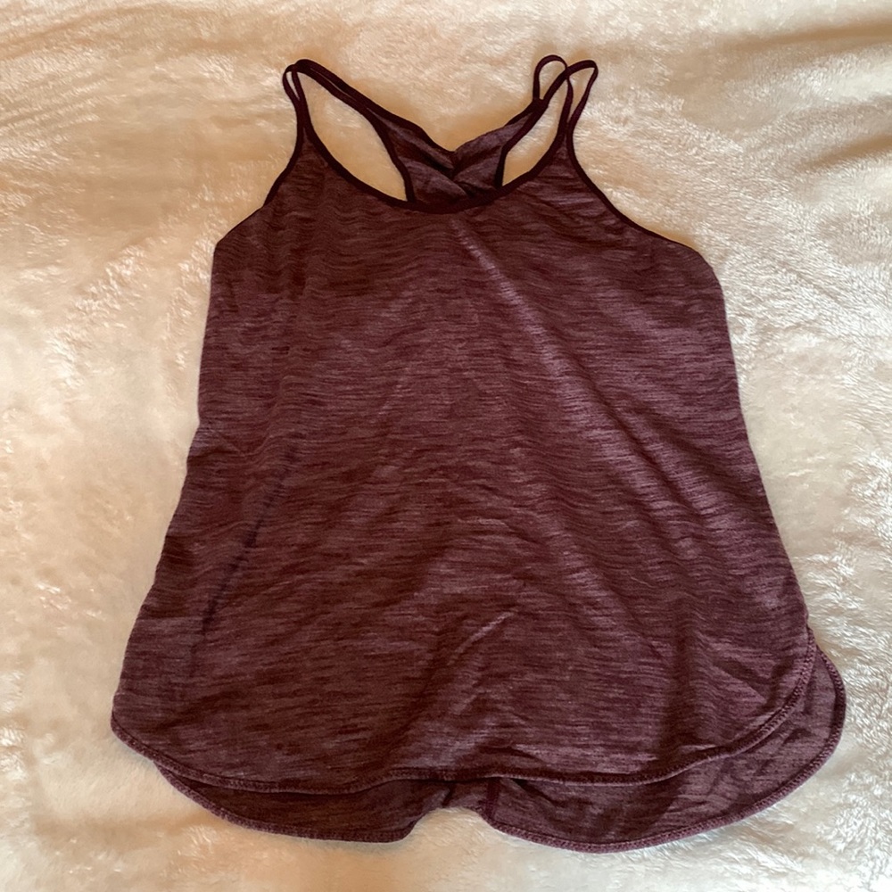 Burgundy tank top